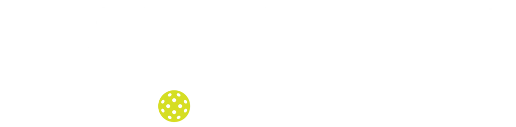 UPA-A Logo all white text with yellow pickleball